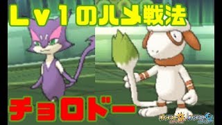 【ポケモンUSM】Lv1のハメ戦法”チョロドー”を知ってますか？【S17スペシャルレート】