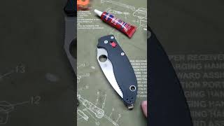 Spyderco Manix 2 g10 Flytanium cage ball lock and must-do spring mod