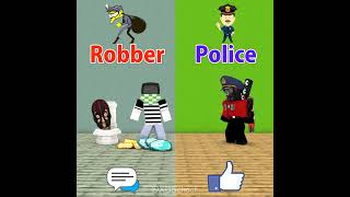 Will Tvman Choose Team Robber Skibidi Toilet Or Team Police Cameraman Titan? 🤔