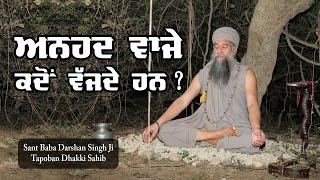 ਅਨਹਦ ਨਾਦ ਕਦੋਂ ਵੱਜਦੇ ਹਨ ? ANHAD NAAD । Sant Darshan Singh Ji Tapoban Dhakki Sahib