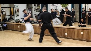 Youngster tries to kick 50 year old Tai Chi teacher...