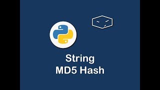 string md5 hash in python 😀