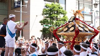 8K/30p 2023/06/04 令和5年天王祭 素盞雄神社 三河島連神輿振り(Susanoo-jinja Shrine Tennosai Festival 2023)