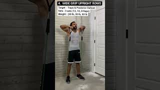 6 Best Shoulder Exercises with Resistance Bands | Fitness My Life #shorts