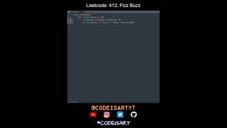 Leetcode 412. Fizz Buzz in Python | Python Leetcode | Python Coding Tutorial | Python Coding ASMR