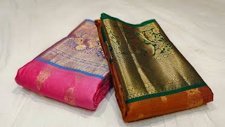 Madina పట్టు చీరలు Single Saree Delivery Wholesale Price Wedding Kanchi Pattu Sarees