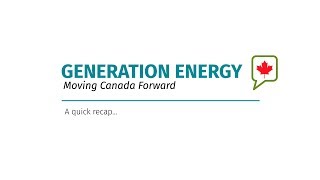 Generation Energy - A quick recap