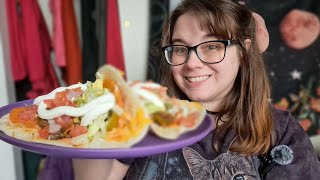 loaded double decker tacos! 🌮😲