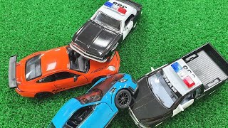 police car for children / toy police car chase