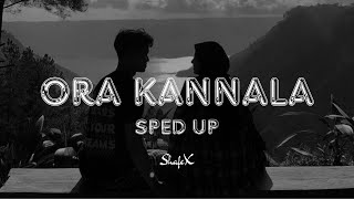 Ora Kannala Sped Up (Lyrics) | TamilTrendingSong | Tamilremix | TikToktrending @ShafeX.