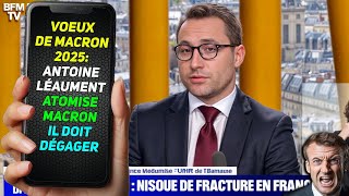 🔴 Antoine Léaument LFI recadre Macron sur ses vœux 2025 \