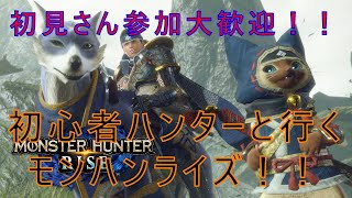 今日も元気に早朝配信！初見さん参加大歓迎！！クエストお手伝いします、ド素人がモンハンシリーズ初プレイ！ぱんたのモンハンライズ！！【モンハン】【モンハンライズ】【ぱんた】【参加型】