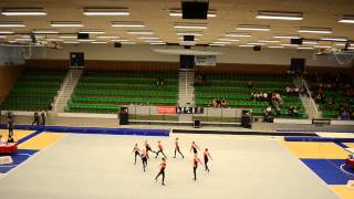 Teamgym Gladsaxe 2014 Juniorpiger 3 DM 1  runde Floor