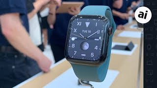 Apple Watch Series 5 -- Hands On!