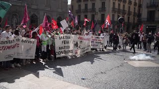 Health Care workers in Barcelona protest working conditions