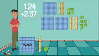 Add Decimals with Models | 5th Grade Math