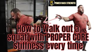 Part1: Brian Carroll coaching the squat walk-out - the same sequence every time