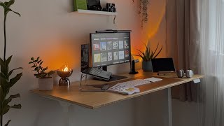 Best cozy desk setup for work from home | UI UX Designer