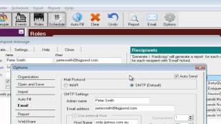 11 Smartroster tutorial: Emailing reports