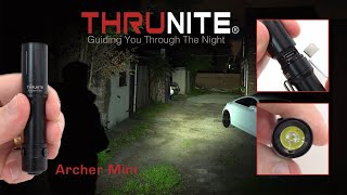 THRUNITE Archer Mini - USB Type-C rechargeable tiny EDC flashlight with built-in battery