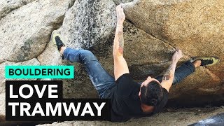 Tramway Bouldering - Climbing Square Dance and Paul Rocks