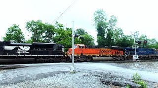 Foreign Power Move NS NW BNSF Locomotives