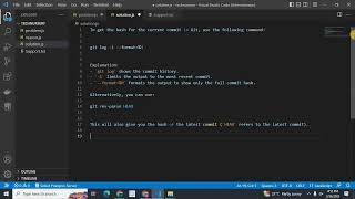 How to Get the Commit Hash for the Current Commit in Git