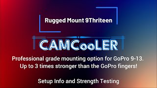 Rugged Mount 9Thriteen - Strong professional grade mounting option for the GoPro 9-13