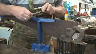 Sharpening an Old Disston Rip Saw and Decanting Ebonizing solution