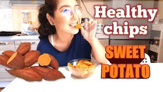 Healthy sweet potato chips | recipe