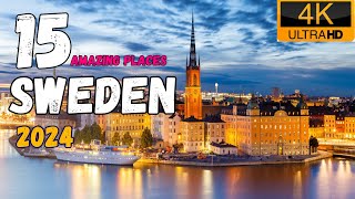 15 Best and Amazing Places to Visit in Sweden | Best Things to do in Sweden 2024-Sweden Travel Video