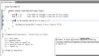 Learning Java Video 4 - Logic Operators