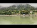 生坂ダム湖の風景