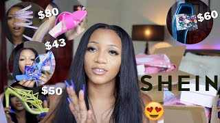 *HUGE* $500 SHEIN SHOE HAUL w/coupon code (High Heels, Vacation Sandals, Color + Glitter)