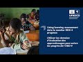 Information Session 2024 - Using learning assessment data to monitor SDG 4 progress