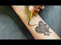 Easy Arabic Mehndi 😍| Wedding Special Mehndi | Front Hand Mehndi | Creative Heart