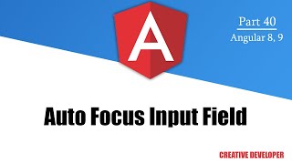 Autofocus input field In Angular || Autofocus Input Field || Angular || Angular Tutorial