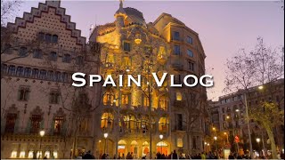 [spain vlog]   バルセロナ、マドリード🇪🇸❤️2023年2月