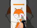 How to draw a fox easy | Step by step Drawing for kids🦊