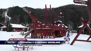 TV SEVERKA - Bez komentára - Lyžovačka v stredisku SNOWLAND