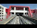 【cab view】macao light rapid transit taipa line 【列车展望】中国 澳门轻轨氹仔线海洋至氹仔码头前面展望 2020.12.21