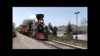 Leviathan 63 Steam Locomotive visits Fishers, Indiana - April 26,2014