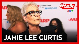 Jamie Lee Curtis talks ageism, gets emotional over Oscar nom after her mom & dad | Etalk Red Carpet