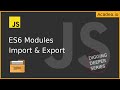 Ep19 - How to Organise your Code like a Pro | Learn ES6 Modules