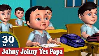 Johny Johny Yes Papa Nursery Rhymes - The Best 3D Animation Rhymes & Songs for C