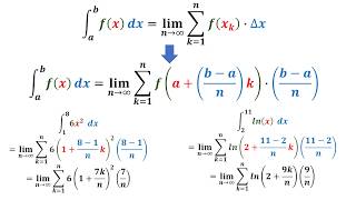 Riemann Sums in Sigma Notation
