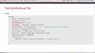 Paclet Development