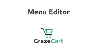 Menu Editor