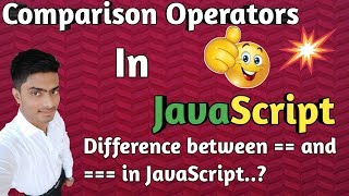 comparison operators in javascript 2019 | javascript tutorial for beginners 2019 in english