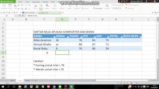 TUTORIAL PENGGUNAAN  BEBERAPA FUNGSI DI MS.EXCEL